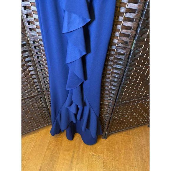 Navy Formal Dress in a 3/4 from Dillards - Picture 6 of 6